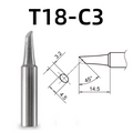 Shape: Bevel Tip, 3.2MM/45DEG X 14.5MM.
Applicable models: FX-888D, FX-600, FX-888, FX-889, FX-701, FX-702 soldering station.

It is compatible with FX-8801, FX-8802, FX-8803 soldering handle.
Other models: T18-C4, T18-CF4, T18-S6, T18-DL12, T18-S9, T18-DL32, T18-DL2, T18-C08, T18-D08, T18-C5, T18-SB, T18-C05, T18-S3, T18-S4, T18-CSF25, T18-D32, T18-BL, T18-D24, T18-BR02, T18-D16, T18-I, T18-B, T18-K.

If you need any other model products, please kindly contact us.