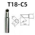 Shape: 5C Bevel Tip, 5MM/45DEG X 14.5MM.

Applicable models: FX-888D, FX-600, FX-888, FX-889, FX-701, FX-702 soldering station.

It is compatible with FX-8801, FX-8802, FX-8803 soldering handle.
Other models: T18-C4, T18-CF4, T18-S6, T18-DL12, T18-S9, T18-DL32, T18-DL2, T18-C08, T18-D08, T18-SB, T18-C05, T18-S3, T18-S4, T18-CSF25, T18-D32, T18-BL, T18-D24, T18-BR02, T18-D16, T18-C3, T18-I, T18-B, T18-K.

If you need any other model products, please kindly contact us.