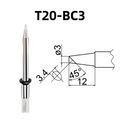 Shape: Bevel Tip, 3MM/45DEG X 12MM.
Applicable models: Hakko FX-838, FX-8301 soldering station.

Other models: T20-K, T20-KU, T20-D6, T20-D24, T20-D32, T20-J02, T20-B2, T20-BL, T20-BC2, T20-BCF2, T20-BCF3, T20-BC4, T20-BCF4, T20-BL2, T20-BL3, T20-C5, T20-C6.

If you need any other model products, please kindly contact us.&nbsp;