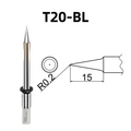 Shape: Conical Tip, R0.2 X 15MM.
Applicable models: Hakko FX-838, FX-8301 soldering station.

Other models: T20-K, T20-KU, T20-D6, T20-D24, T20-D32, T20-J02, T20-B2, T20-BC2, T20-BCF2, T20-BC3, T20-BCF3, T20-BC4, T20-BCF4, T20-BL2, T20-BL3, T20-C5, T20-C6.

If you need any other model products, please kindly contact us.&nbsp;